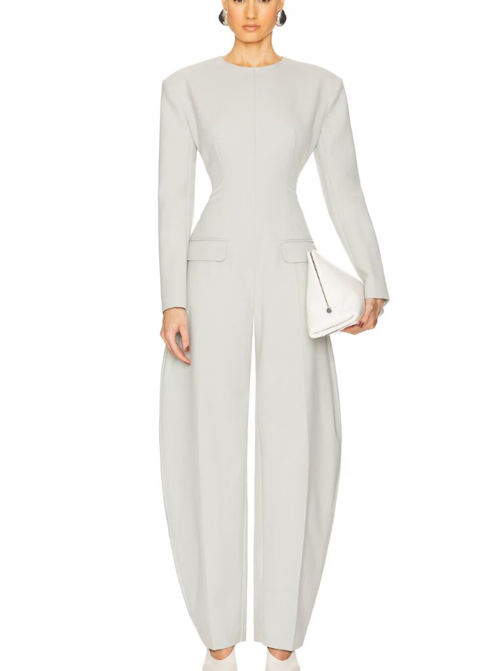 Helsa The Architect Jumpsuit Fog Grey Size S EUC